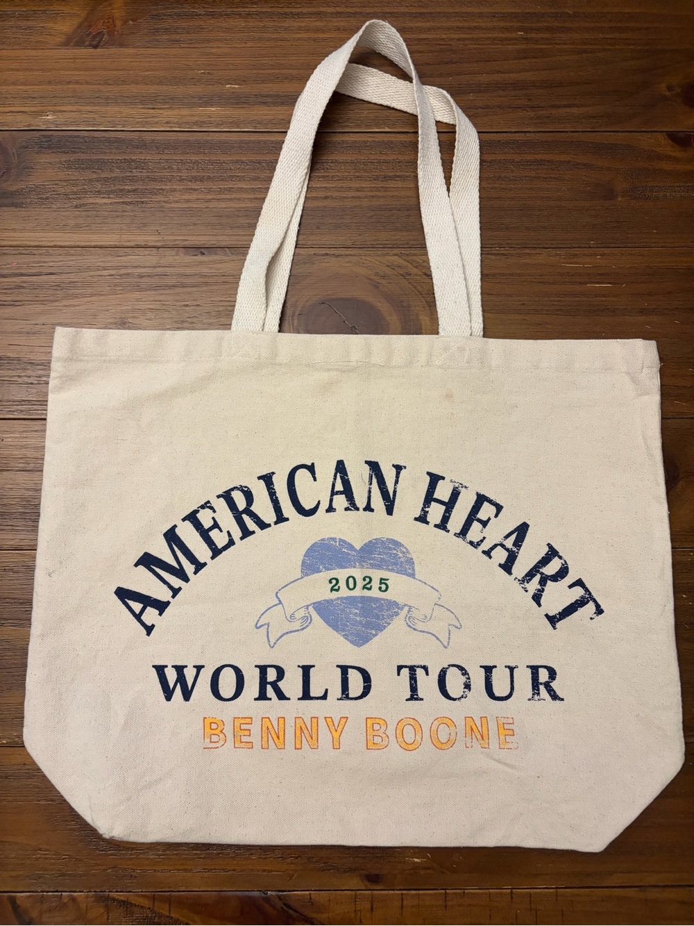 Benson Boone American Heart World Tour 2025 Tote